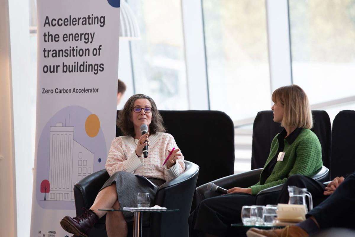 panel speaker at an industry event