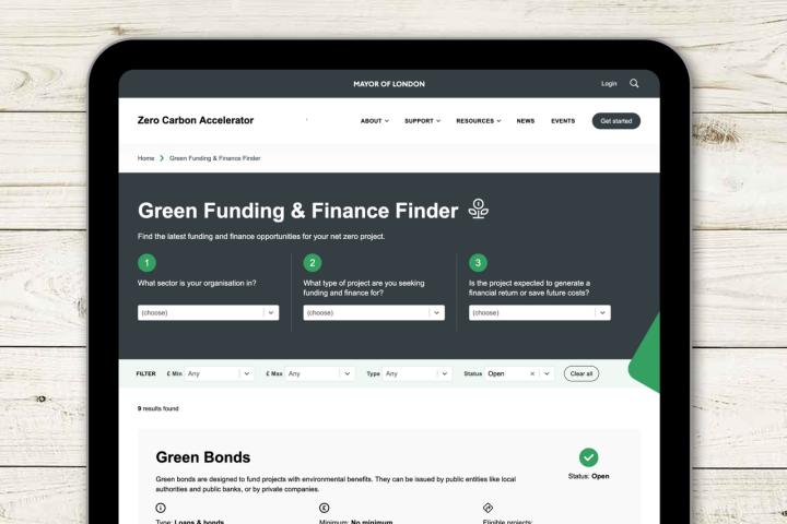 Green Funding & Finance Finder screenshot